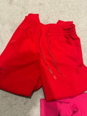Lunar New Year Pop Red High Waisted Uman Relaxed - Jogger Scrub Pant
Pop Red